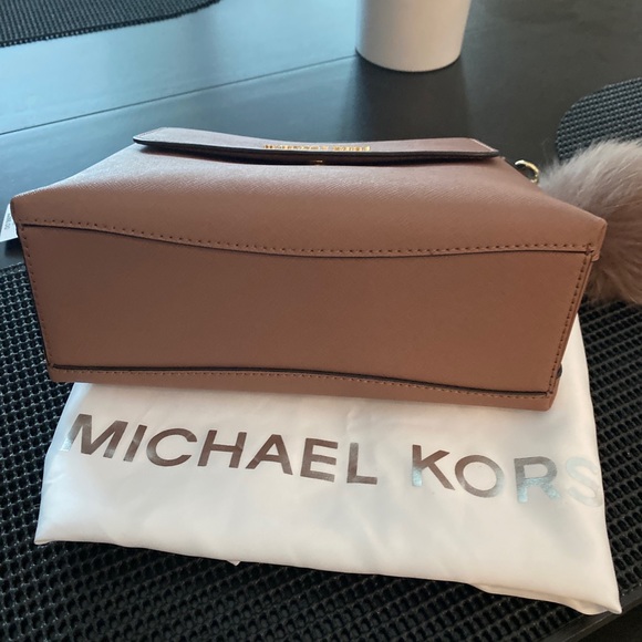 Michael kors Portia flap crossbody "Dusty Rose" - Picture 3 of 4